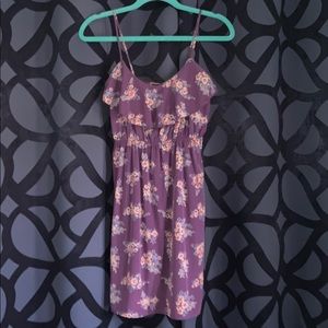 NEW-Purple floral sundress